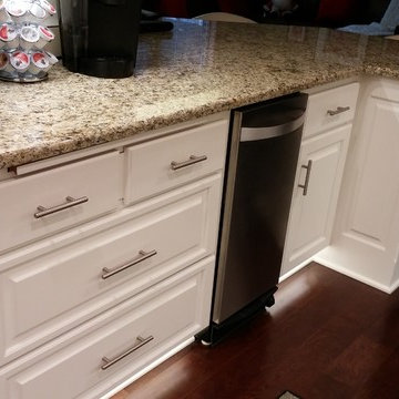 White Rasied Panel Painted Kitchen- Custom