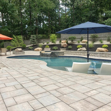 Pool, Paver Patio and Fire Feature - Fort Mill, SC