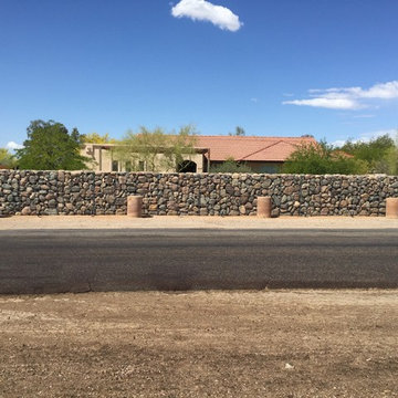 40 foot gabion wall