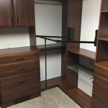Small walk-in closet