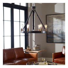 Uttermost Marlow 6-Light Chandelier, Antique Bronze