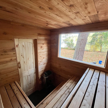 Puget Sound Shed to Sauna Conversion