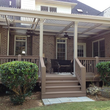 Beautiful Covered Outdoor Living Space