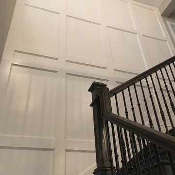 Wainscoting and Waffle Ceiling