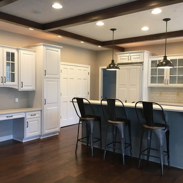 Cherry to Modern White Kitchen