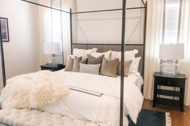 Example of a trendy bedroom design in Other