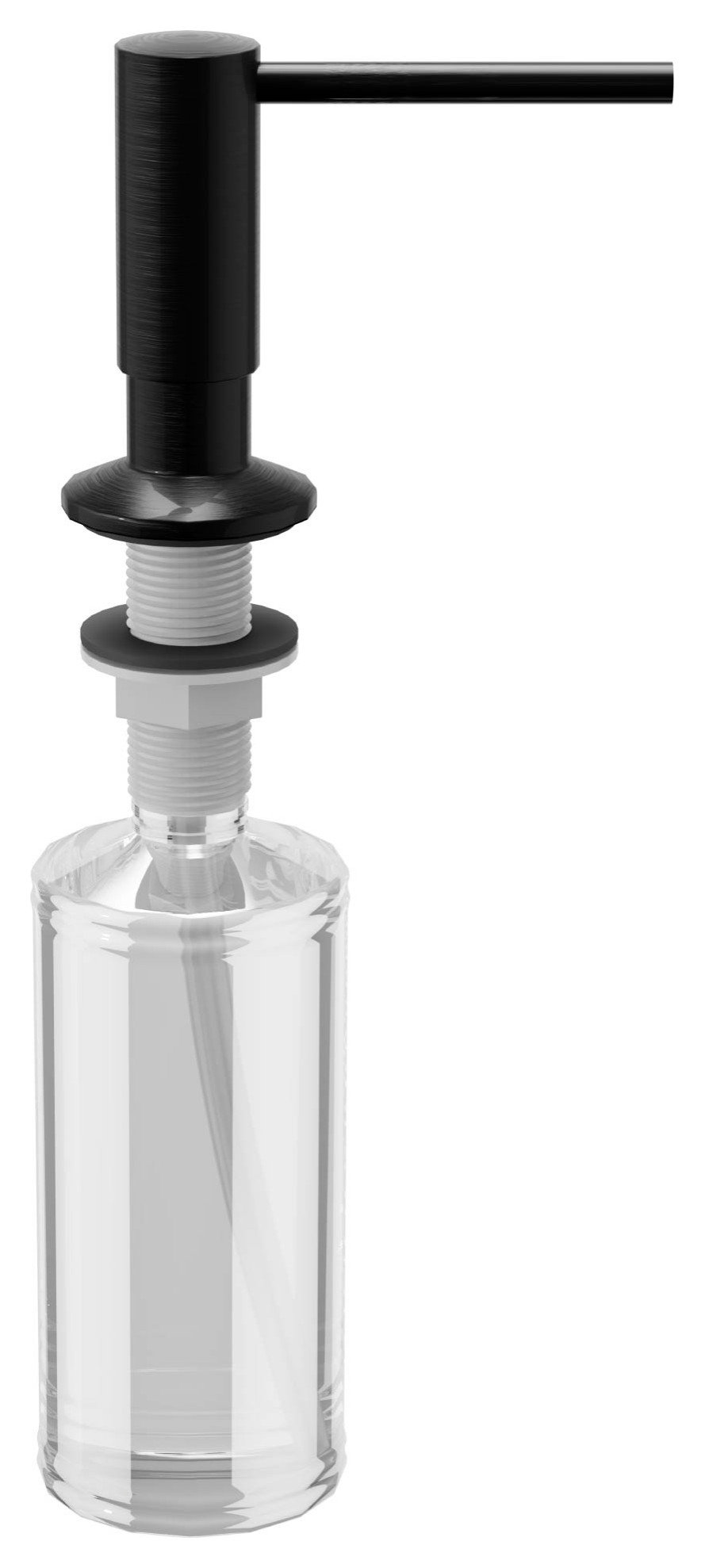 Karran SD35 Kitchen Soap/Lotion Dispenser, Matte Black