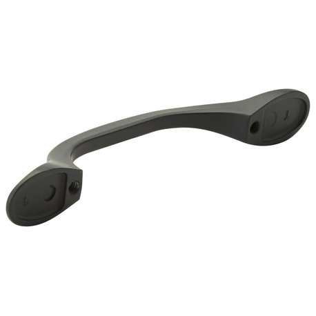 Ravino 3" 76 mm Center-to-Center Cabinet Pull, Matte Black, Single