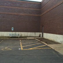 Back Door Parking Area - Landscaping