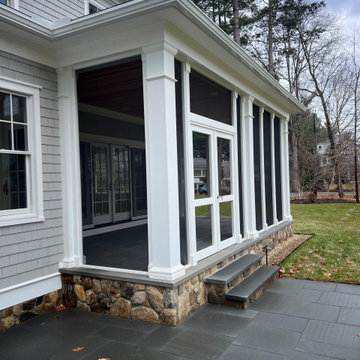 Glass-Enclosed Screened Porch