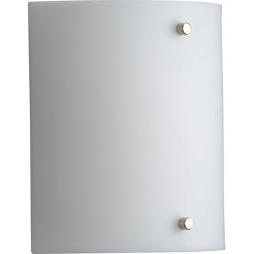 Curve 1 Light Acrylic LED Wall Light in White (P710102-060-30)