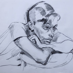 charcoal and graphite - Drawings And Illustrations