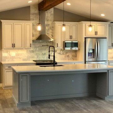New Construction-Milan IL Koch Express Painted White Fog Black Highlights
