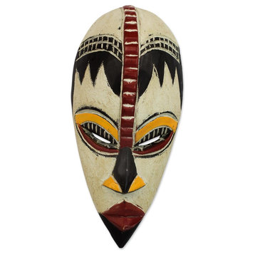 Protect My Baby Nigerian Wood Mask