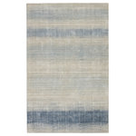 Jaipur Living - Barclay Butera by Jaipur Living Bayshores Handmade Ombre Blue Rug, 12'x15' - The Newport collection by Barclay Butera features abstract and geometric patterns with a modern, coastal vibe. The Bayshore's rug boasts a soft and luxurious ombre design in a serene blue and ivory colorway that is relaxed and refined in the same moment. Hand-loomed of viscose and wool, this inviting rug grounds spaces with subtle texture and a versatile appeal.