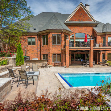 Photography: Hardscape Pool, Deck, Grill, Patio for DecraScape