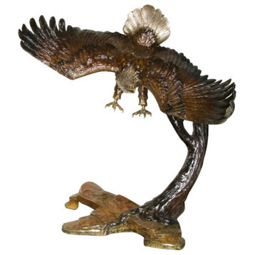 Swooping Eagle, 64", Special Patina