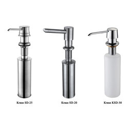 Kraus Easy-Push Kitchen Soap Dispenser - Kitchen Sinks