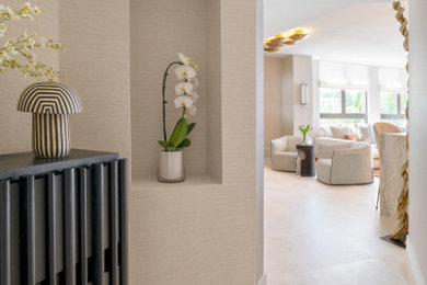 Example of a trendy hallway design in Miami