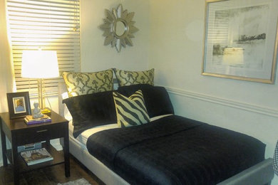 Example of a trendy bedroom design in Miami
