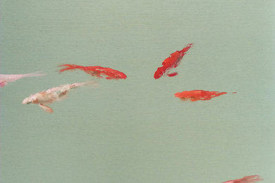 Fishes on wood by VALERIA PESCE