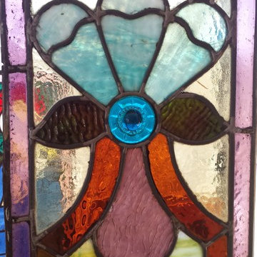 Living Room Hanging Stained Glass Panel