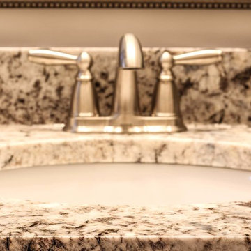 Blue Flower Granite Bathroom Countertops