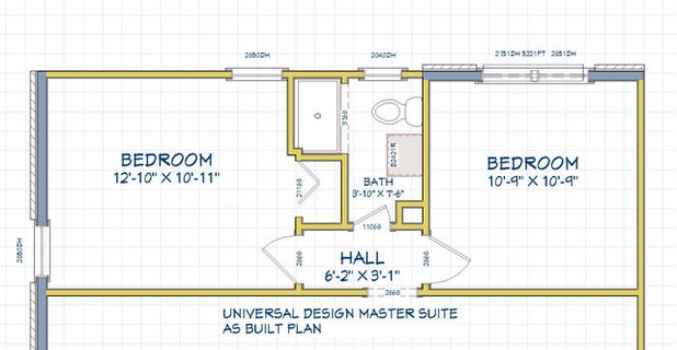 Floor Plan Bathroom of the Week: Remodeled for Aging in Place