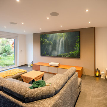Heimkino mit Soundwall made by AVITECT Studio Rhein-Main