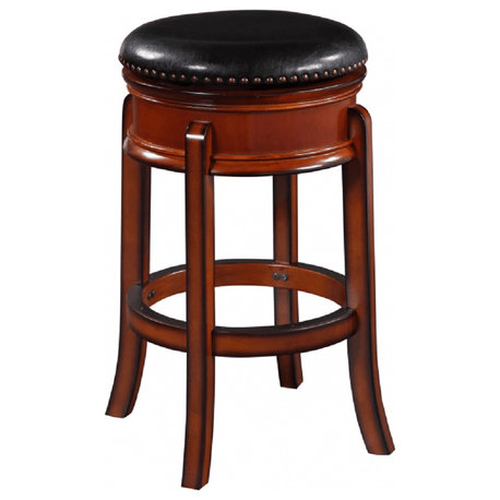 29" Hamilton Swivel Stool, Brandy