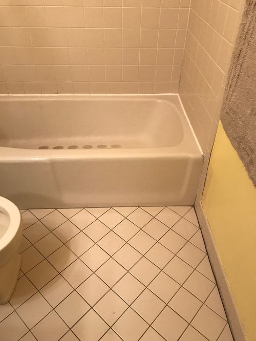 Renovating Two Bathrooms With Almond Tub And Toilets Can I Use A Whit Toilet Or Go With The Almond Again One Bathroom Is Across From Tub Other Next To It Thanks