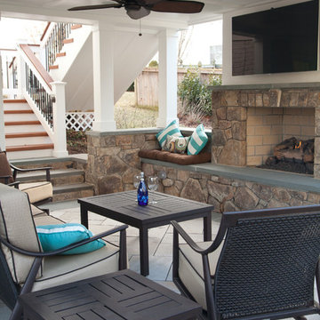 High End Deck and Lower Living Space