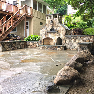 Wood Fire Pizza Oven and Fireplace Combo
