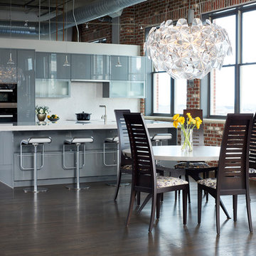 Atlanta Modern Loft: Home Renovation with Wine + Cocktail Bar