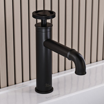 Avallon 7" Single Handle, Bathroom Faucet, Matte Black