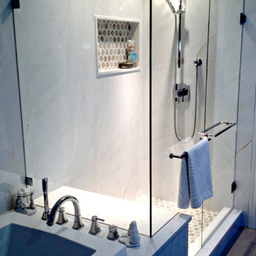 90 Degree Frameless Glass Shower Doors, Greater Vancouver Shower Glass