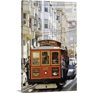 Riding the Trolley II Wrapped Canvas Art Print, 16"x24"x1.5"