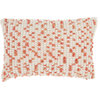 Mina Victory Indoor/Outdoor Loop Dots Throw Pillow, Coral, 14"x20"