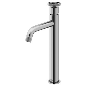 VIGO Cass Vessel Bathroom Faucet, Chrome