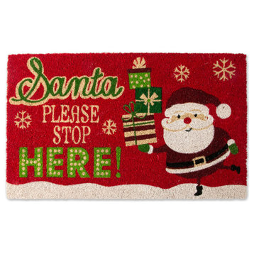 DII Santa Please Stop Here. Doormat
