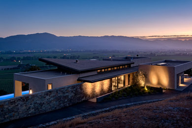 Inspiration for a contemporary exterior home remodel in San Francisco
