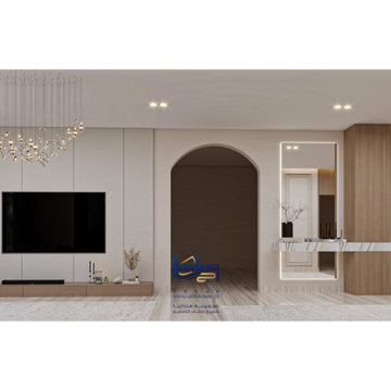 Living Room Interior Design | Riyadh, Saudi Arabia