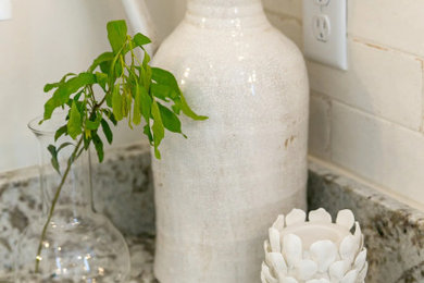 Example of a transitional home design design in Other