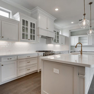 Simple-Detail White Kitchen Remodel in Commerce, CA