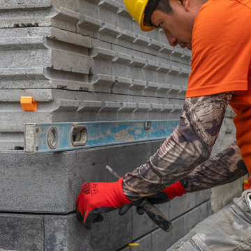Soil Retention Wall for Toronto Home