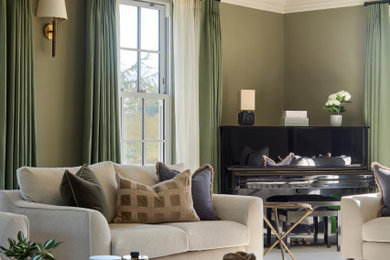 This is an example of a contemporary living room in Other.