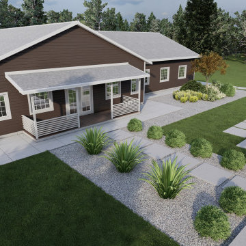 Barndominium House Plan – 2-Bedroom Rustic-Modern Haven