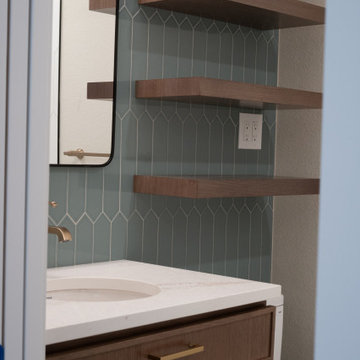 Modern Warm Bathroom Remodel | Boulder, Coloradobat