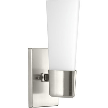 Zura Collection 1-Light Bath and Vanity, Brushed Nickel