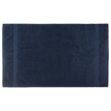 Organic Cotton Feather Touch Quick Dry 900 GSM Bath Mat, 20"X33", Insignia Blue